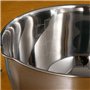 FAB4HOME Lot de 3 Bols Mélangeurs en Acier Inoxydable Saladier avec Bec Verseur et Mesure Bol en inox Bol de Cuisine 1,5L/ 3L/ 5
