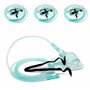 Lot de 3 - Masque à oxygène standard long pour adulte avec tuyau de 6