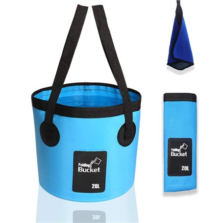 Sonlpe 20L Seau Pliable PVC Pour Pêche