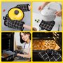 1 paire de gants de cuisine et 2 maniques, gants de four résistants à la chaleur, gants de cuisine en coton antidérapants, lavab