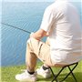 Vastsea Siège de Pêche Léger Pliant, Tabouret de Barbecue Léger, Tabouret Pliant Chaise Pliante D'extérieur, Adapté à la Pêche e