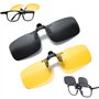 SYEYCW 2 Pièces Clip Lunettes de Soleil Polarisées