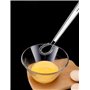 2 Pcs En Acier Inoxydable Fouet De Cuisine Manuel Batteur À Oeufs Mini Printemps Bobine Fouet À Oeufs Mélangeur Crémeux Fouet Mé