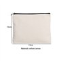 10 Pièces Pochette en Toile Vierge Toile Trousse Pochette Tissu Pochon Tissu Sachet Tissu pour Pei