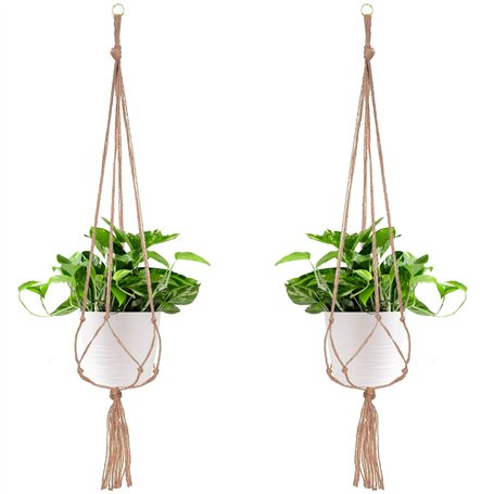 Surplex 2 Paquets Suspension Plante Macramé