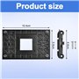 OLRWSLG Lot de 3 Bracket AMD AM4 Mainboard Holder Support Ventilateur Cpu AM4 en ABS Plaque Arriere AM4 Support Processeur AM4 p