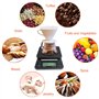 Gvolatee Balance de Cuisine 5Kg/0.1G Noir, Balance Café Numérique avec Minuteur, Balance Café Haute Précision avec Affichage LCD