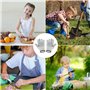 Gvolatee 2 paires gant anti coupure pour enfants Sécurité Niveau 5 Protection, Confort Gants de travail extensibles pour cuisine