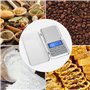 Gvolatee Balances de Cuisine Precision, 0.01g-500g, Mini Balances Alimentaire Multifonctionnelles avec Affichage Led et Fonction