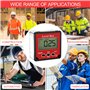 Gvolatee Rapporteur d'Angle Numerique, LCD Inclinometre Magnetique, Inclinomètre Numérique 4 x 90°, Niveau Digital Rétroéclairag