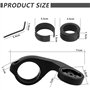 Support Compteur Velo Support GPS Guidon de Vélo Compatible avec Garmin Edge 530 540 520 510 500 200 130 20 25 800 810 820 830 8