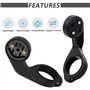 Support Compteur Velo Support GPS Guidon de Vélo Compatible avec Garmin Edge 530 540 520 510 500 200 130 20 25 800 810 820 830 8