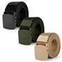 3 Pièces Ceinture en Nylon Homme Ceinture Homme Tissu Ceinture Tissu Réglable Sangle de Ceinture Tissus Homme Ceintures Homme Un