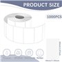 50 x 30 mm Blanches Rouleau Etiquettes Autocollantes