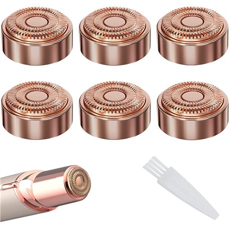 Têtes de Rechange Compatibles avec Finishing Touch Flawless Generación 2 Épilateur Facial Pour les Lèvres Menton Joues et Épingl