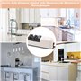 Sonhomay Aiguiseur électrique pour couteaux de cuisine, ciseaux, aiguiseur avec pierre à aiguiser pour affûtage grossier, répara
