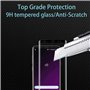 CHRINECY [2 Pièces] Verre Trempé Compatible avec Galaxy S9, Film Protection écran, Film en Verre Trempé, Vitre [9H Dureté] [Sans