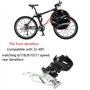 FOMTOR Dérailleur Avant de Vélo, 3 Vitesses Dérailleur de Chaîne 48T Dérailleur Avant de Vélo de Montagne Dérailleur Avant de VT