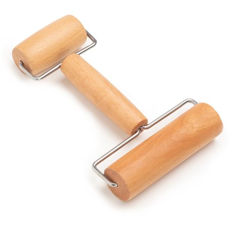 Yesaler Rouleaux à Pâtisserie en Bois Rouleau à Pâte Outil à Pâtisserie de Cuisine pour Biscuits Sablés Cookies Pie