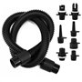 WEFHEF Tuyau de Gonflage 1m avec 7 Pcs Buses à Clapet Adaptateur Tuyau Gonflage Kayaks Adaptateur Pompe Gonflable Adaptateur Gon