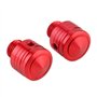 Duokon M10×1.25 Vue Arrière en Aluminium, Bouchon à Vis de Moto Universel Vue Arrière pour Scooter/Moto (rouge)
