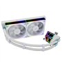 Thermalright Frozen Infinity 240 WHITE Refroidisseur liquide pour CPU double ventilateur PMM 2000 tr/min pour CPU Aio AM4/AM5 et