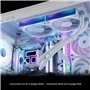 Thermalright Frozen Infinity 240 WHITE Refroidisseur liquide pour CPU double ventilateur PMM 2000 tr/min pour CPU Aio AM4/AM5 et