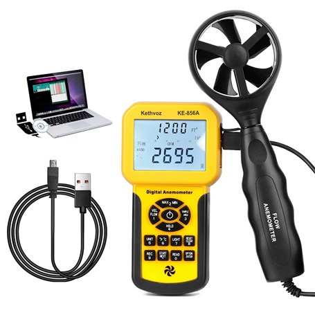 Anémomètre pour Test de Débit d'Air VMC