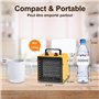 SIAL Radiateur électrique 2000 W Portable - Chauffage Soufflant - Céramique - Chauffage d'appoint - 3 Modes - Convient à l'ordin