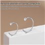 DMNQ 6 Pièces Faux Piercing Faux Piercing Nez Faux Anneau Nez Piercing Nez Anneaux Ensemble 8Mm/10Mm Piercing Nez Septum Oreille