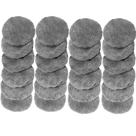 C-U 24 Pièces Nettoyeur de Vitres Chiffon Weeper Aspirateur Pièces Robot Aspirateur Vadrouille Humide pour Tosima W2 Robot/pour