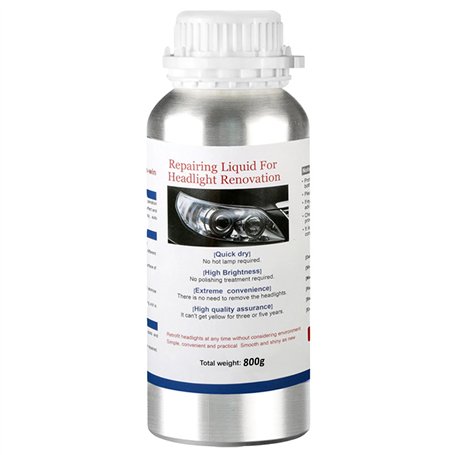 Xiaoqintedy 800 g de liquide de réparation de phares