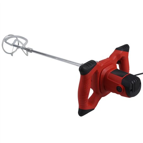 1500W AC 220V Malaxeur à mortier Mélangeur électrique portatif pour mortier Mélangeur de Peinture Malaxeur Ciment pour mortiers