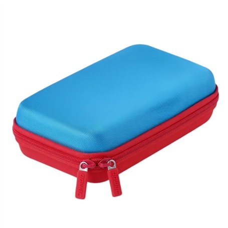 JEMDO Étui pour cartes physiques NS/OLED/Lite bicolore rouge/bleu – Peut contenir 80 cartes de jeu