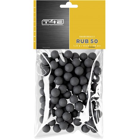 Umarex T4E Rubberballs Cal.50 Lot de 100 embouts en caoutchouc