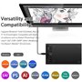 XP-PEN Tablette Graphique Star03 V2 12 Pouces 8 Touches des Raccourcis Stylet sans Batteries à 8192 Niveaux