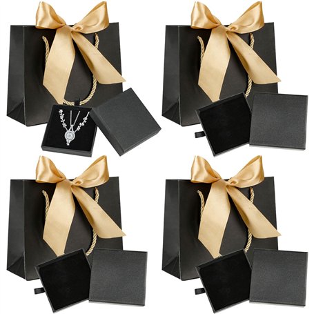 4 Pièces Boite Cadeau Bijoux