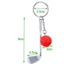 Golf Racket Keychain