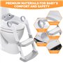 UCAMP Reducteur Toilette Enfant, Rehausseur Toilette Enfant Toilette Abattant WC avec Reducteur Enfant, Adaptateur Toilette Enfa