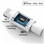 Câble iPhone 1M Lot de 2 Cable iphone charge rapide Certifié MFi Chargeur iphone Lightning vers USB Original Ultra Résistant Cab