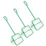 3 Pcs Epuisette Maille Fine 5 Pouces Epuisette Aquarium Exterieur épuisette Fine Filet de Poisson D'aquarium avec Longue Poignée