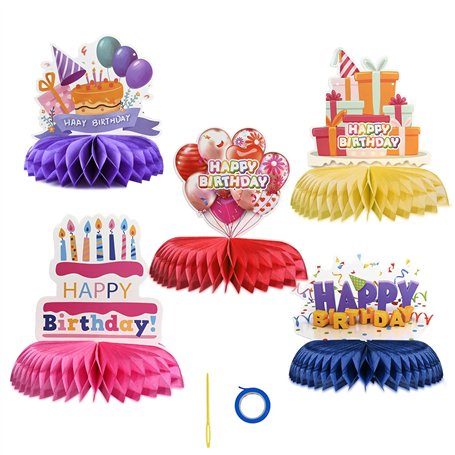 Centres de Table en Nid d'abeille