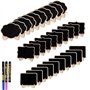 Mini Ardoise Tableau Noir Lot de 30