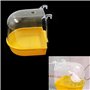 Baignoire D'Oiseau BoîTe Bain Jouet - Suspendu Perruche Baignoires pour Oiseaux Perroquets avec Crochets Nourrisseur Plupart des