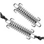 Fixations d'ombrage de Voile Tente Corde Résistante Ressort Trampoline 4 Pièces Métal Accessoires Ressorts pour Le Camping en Pl