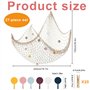 KUBDPQOR Filet de pêche décoratif – Rete da pesca decorativa parfait pour une décoration murale artistique - cadre photo mural i
