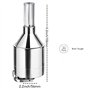 iSnuff Broyeur à poudre et épices - Entonnoir avec fiole en verre - Broyeur à ultra fin en métal