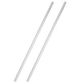 PUCSIQ Lot de 2 barres rondes droites en acier inoxydable - 10 mm x 400 mm - Arbre linéaire - Arbre de mouvement linéaire - Pour PUCSIQ Lot de 2 barres rondes droites en acier inoxydable - 10 mm x 400 mm - Arbre linéaire - Arbre de mouvement linéaire - Pour