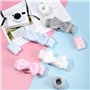 Bandeau pour cheveux Duoleimi Skincare-Set de 3 bandeaux démaquillants et bracelets cosmétiques pour femmes bandeau pour maquill