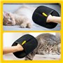 JUWTEEI Gant de toilettage double face pour animaux de compagnie, gants d'épilation d'animaux pour chien et chat, gants d'épilat